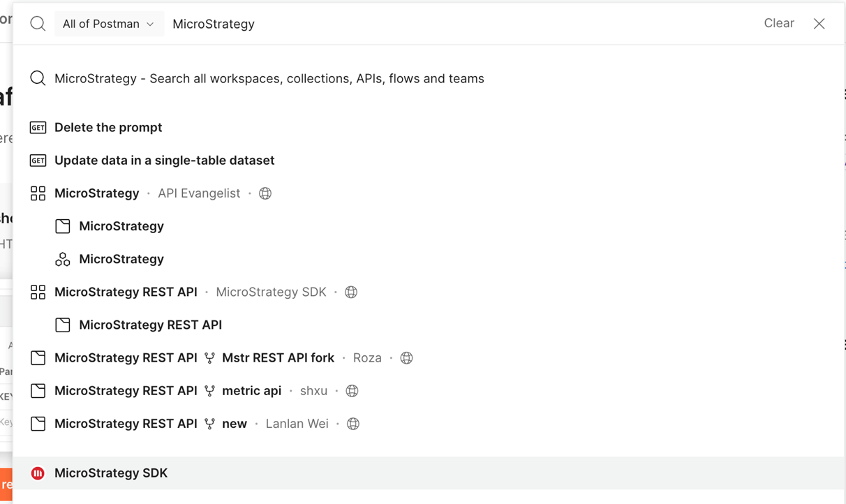 Microstrategy Rest Api KB485553: Use the MicroStrategy REST API and Postman to Get Report Results