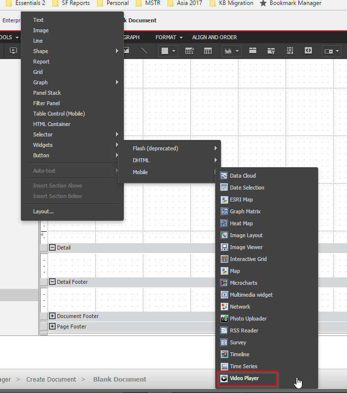 Native Widget Examples KB44888: How to use the Native widget to embed videos in MicroStrategy ...